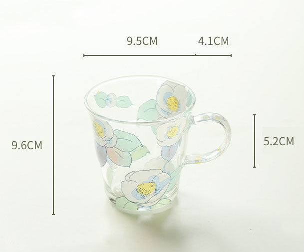 Glass Mug (Camellia White)