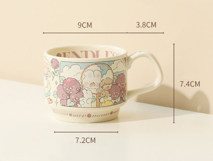 Stackable Ceramic Cup (Summer)