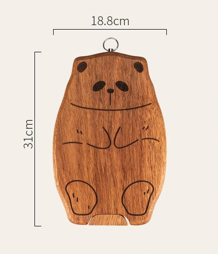 Wooden Cutting Board (Bear)