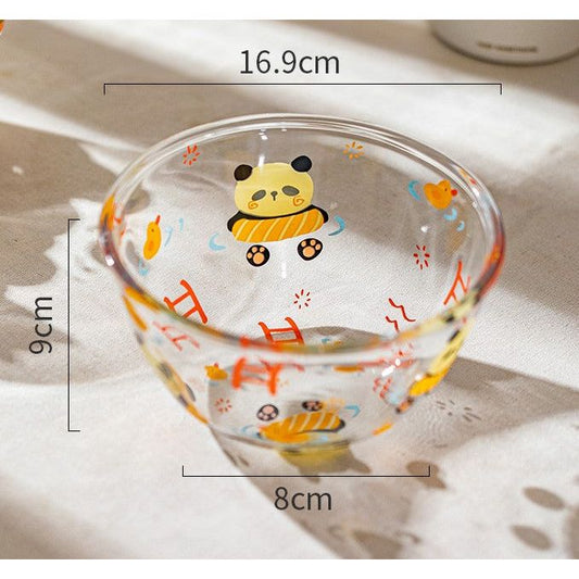 Glass Bowl (Panda)