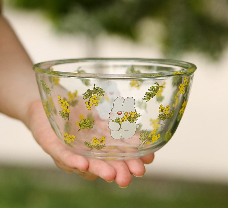 Glass Bowl (Yellow)