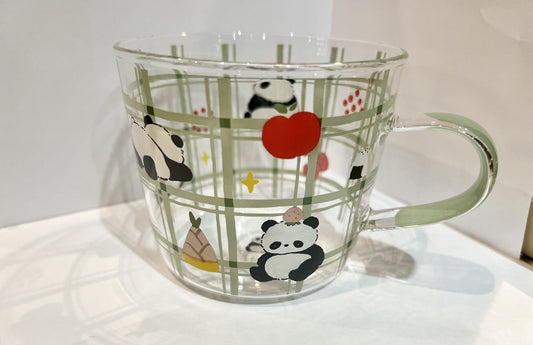 Glass Cup (Panda Green)