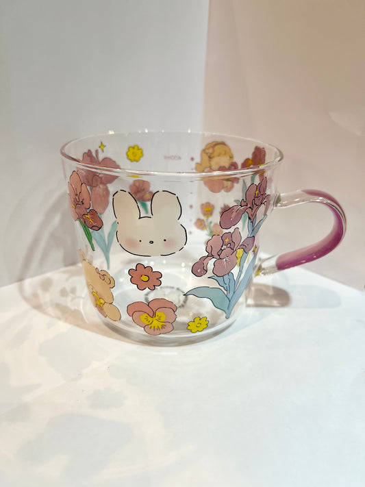 Glass Cup (Bunny Purple)