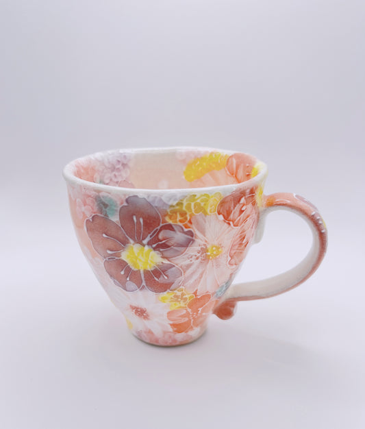 Yuzuriha Flower Mug 红彩花