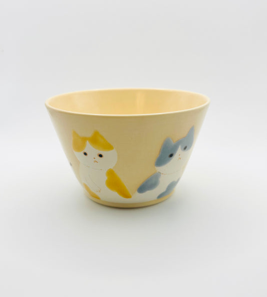 YEZI Studio Handcraft Coffee Cup (cat yellow)