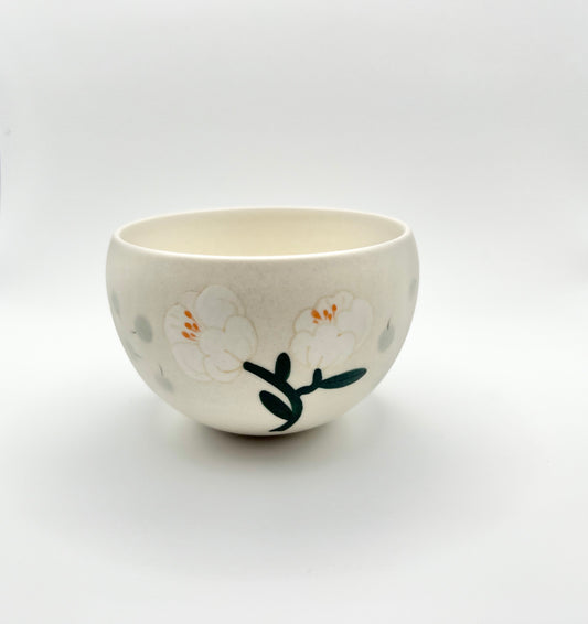 YEZI Studio Handcraft Cup (flower white)