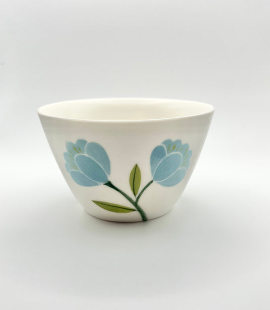 YEZI Studio Handcraft Coffee Cup (blue flower)