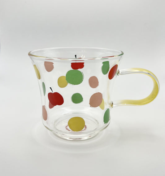 Glass Cup (Color Dots)