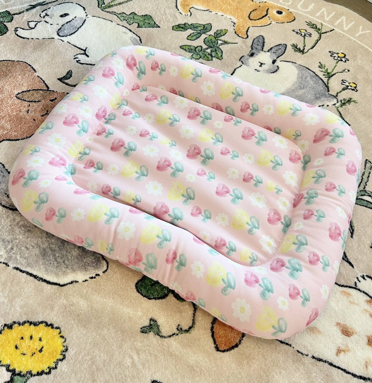 Rabbit Dream Bed (Flower Pink)