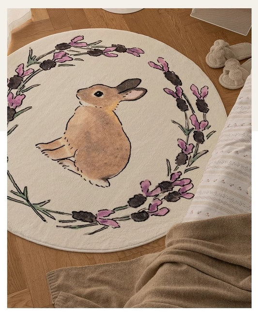 Bedside Rug (Bunny Flower)