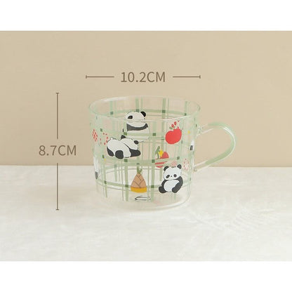 Glass Cup (Panda Green)