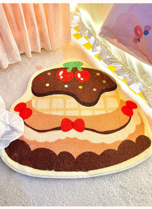 Bedside Rug (Chocolate Cherry Cake)