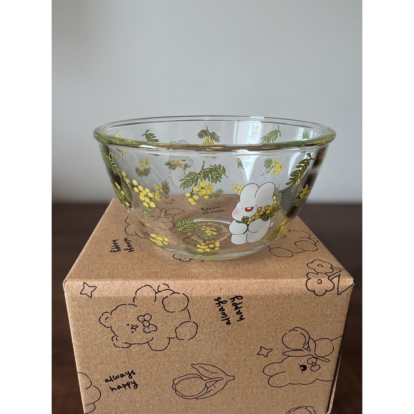 Glass Bowl (Yellow)