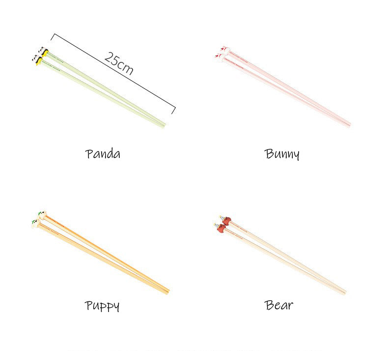 Animal Alloy Chopsticks set (4 pairs)