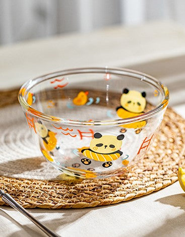 Glass Bowl (Panda)