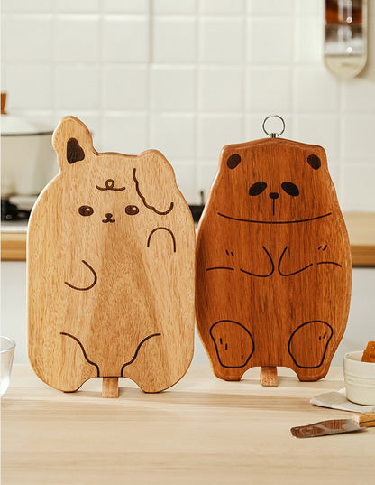 Wooden Cutting Board (Bear)