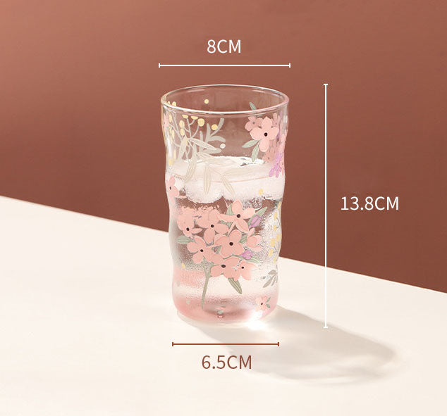 Glass Cup (Hyacinth Pink Tall)