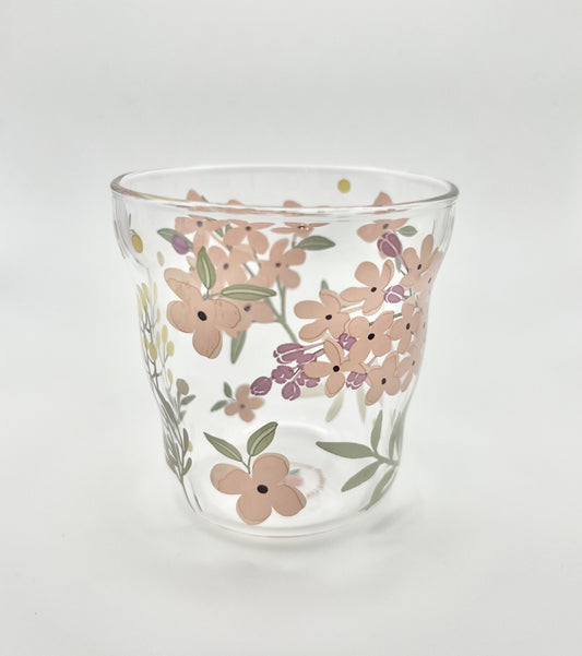 Glass Cup (Hyacinth Pink Short)