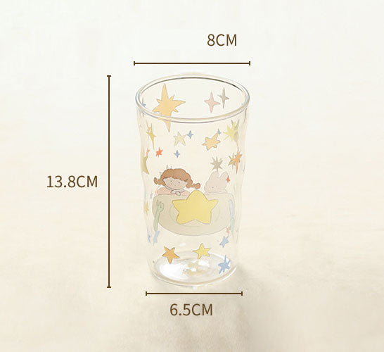 Glass Cup (Girl Star Tall)